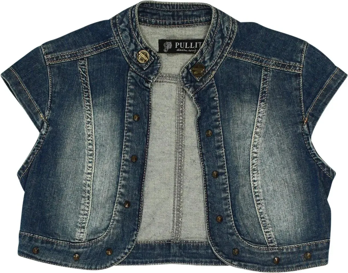 00s Denim Cropped Top