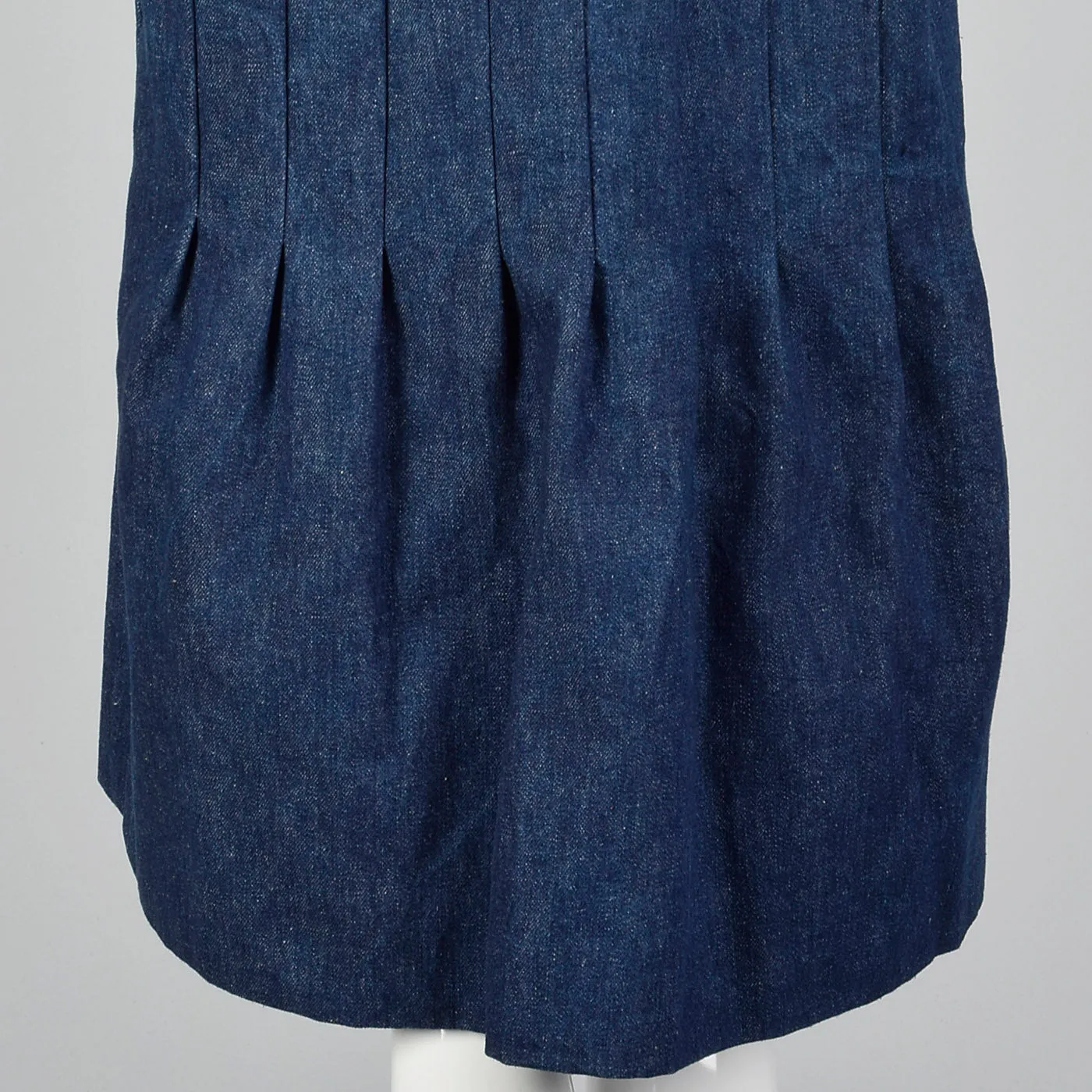 1980s Galanos Denim Set with Rhinestone Detail