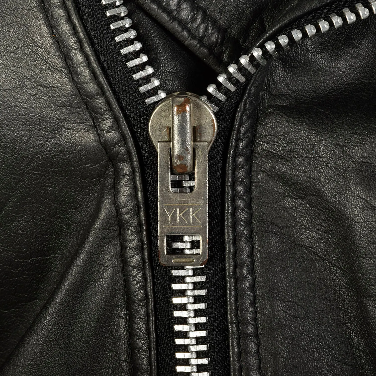 1990s Black Leather Cropped Biker Jacket Belt