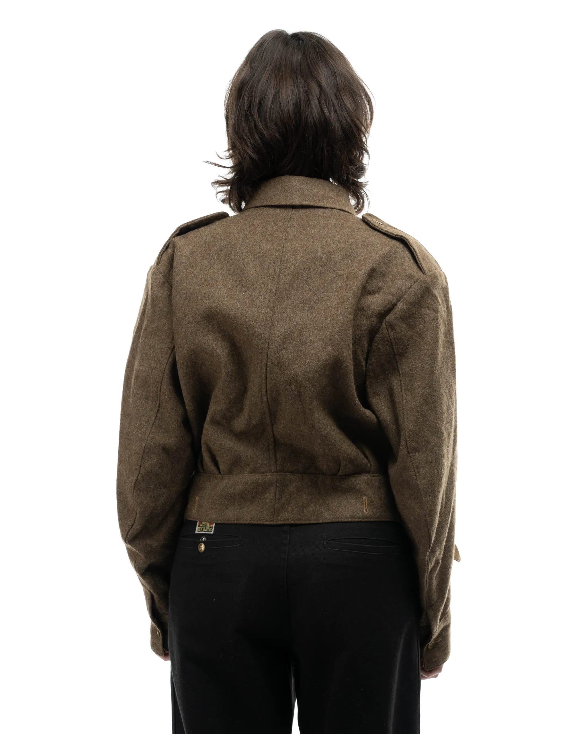 40’s British Cropped Wool Jacket - Medium