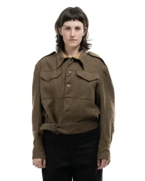 40’s British Cropped Wool Jacket - Medium