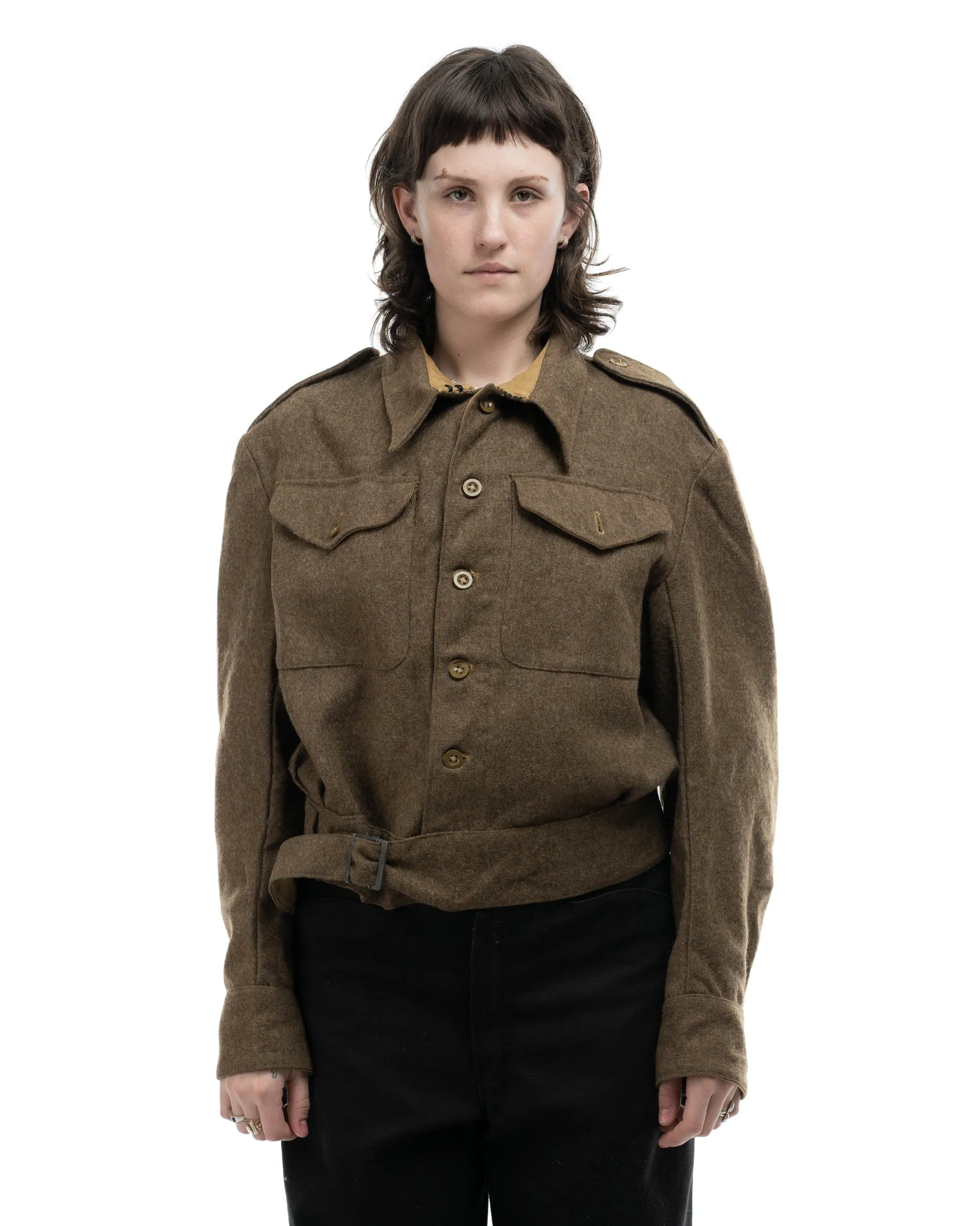 40’s British Cropped Wool Jacket - Medium