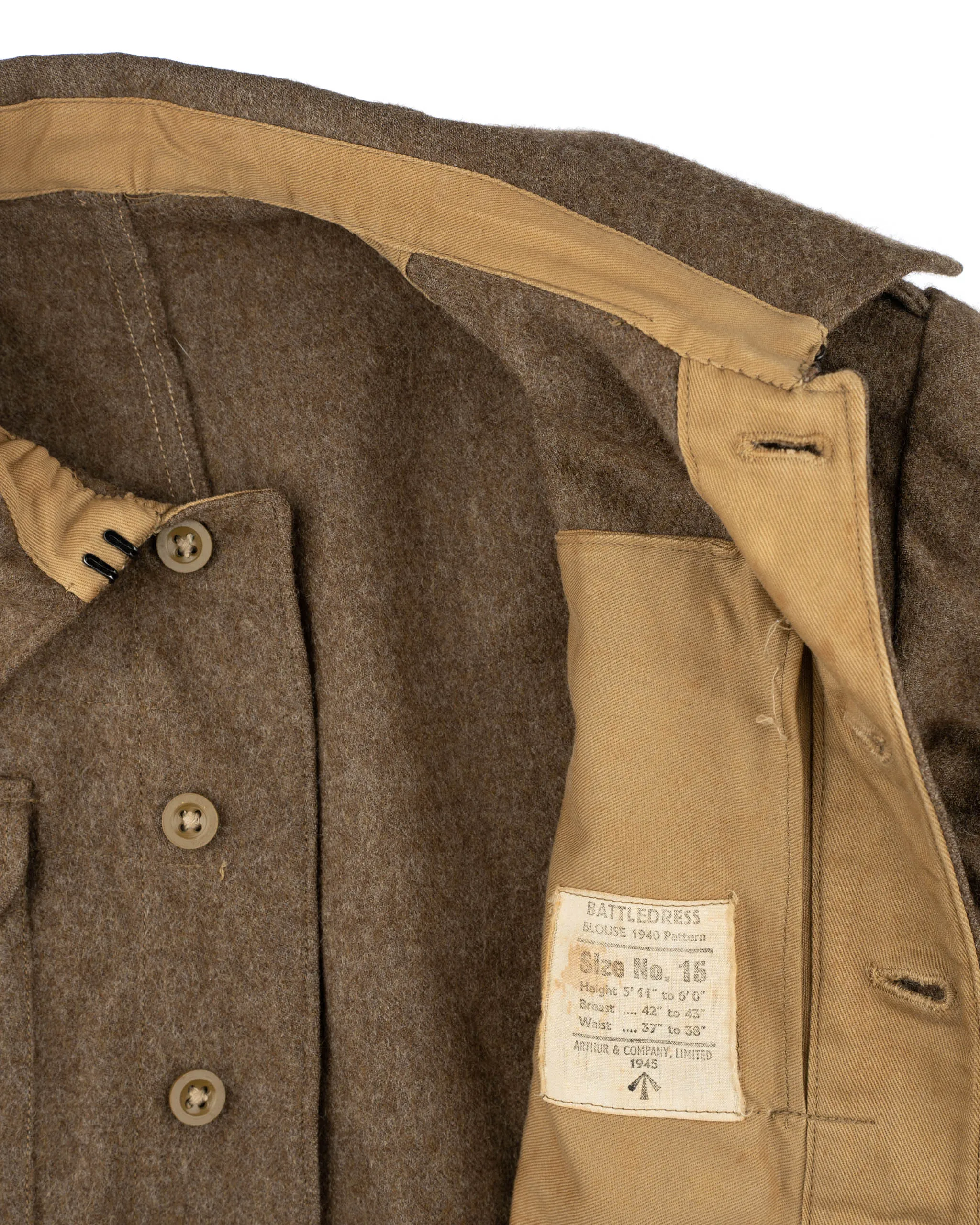 40’s British Cropped Wool Jacket - Medium
