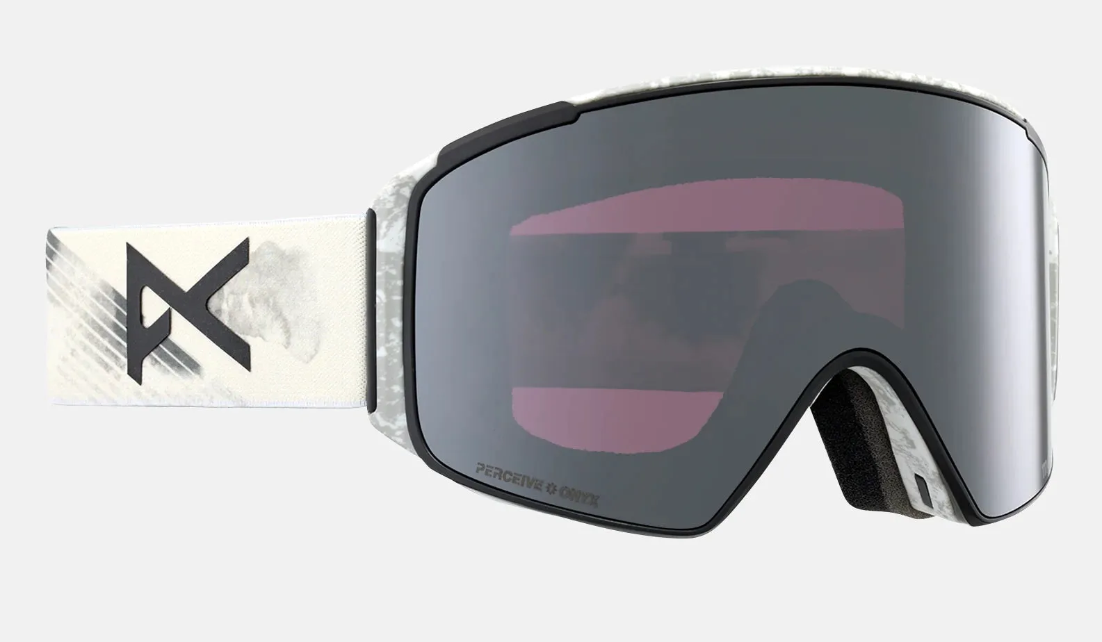 Anon M4S Cylindrical Goggles & MFI Face Mask & Spare Lens 2024 Flight Attendant / Perceive Sun Onyx Lens