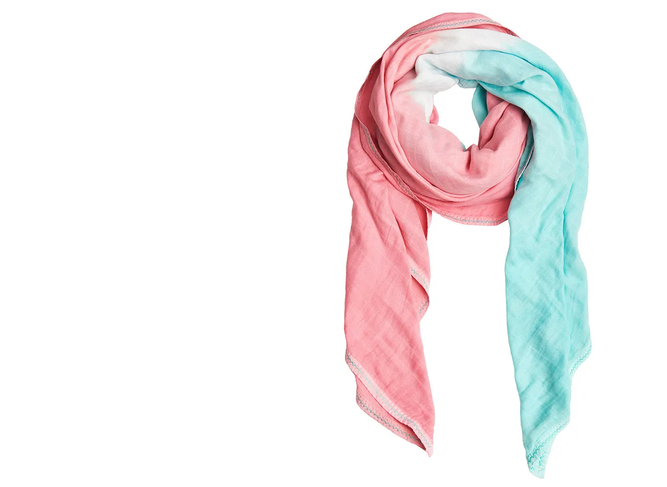 Baby Blanket - Coral Aqua