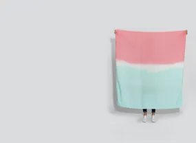 Baby Blanket - Coral Aqua