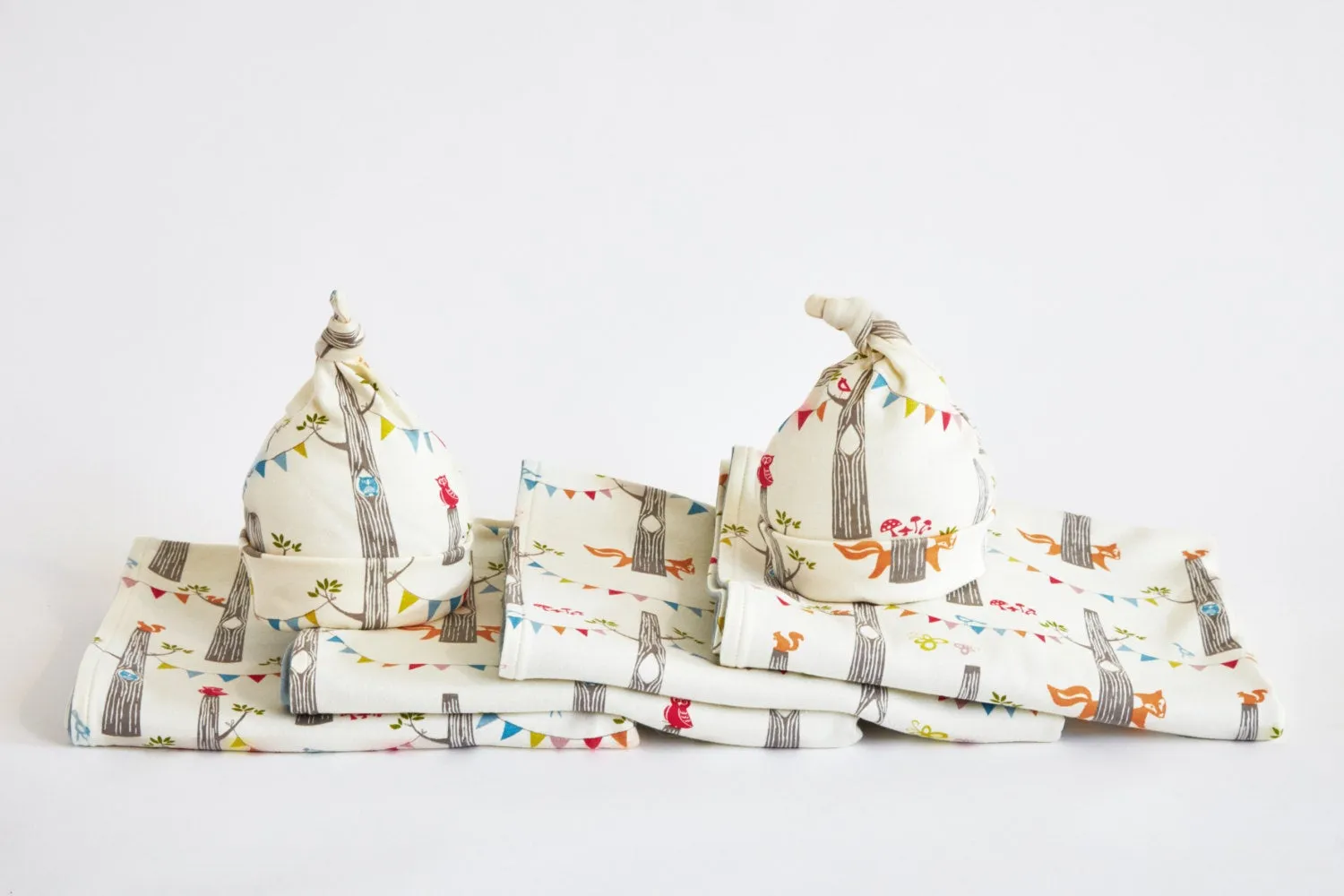 Baby Blanket Organic Cotton Fox Nursery Bedding |