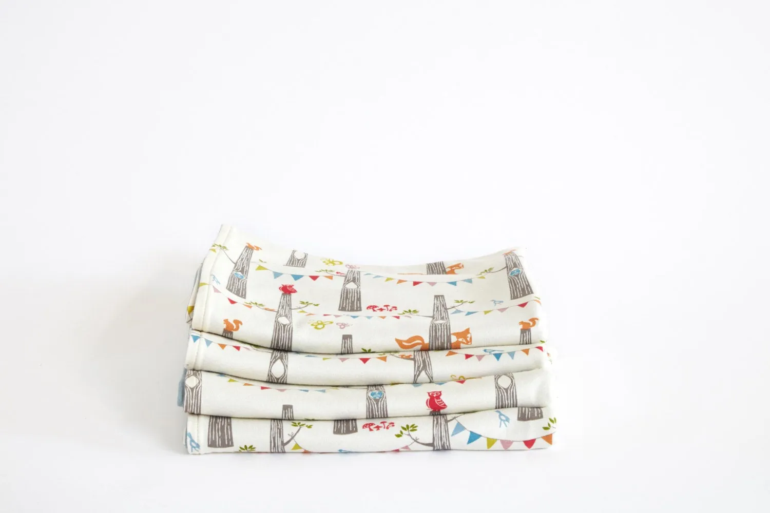 Baby Blanket Organic Cotton Fox Nursery Bedding |