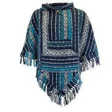 Banyan Woven Cotton Poncho