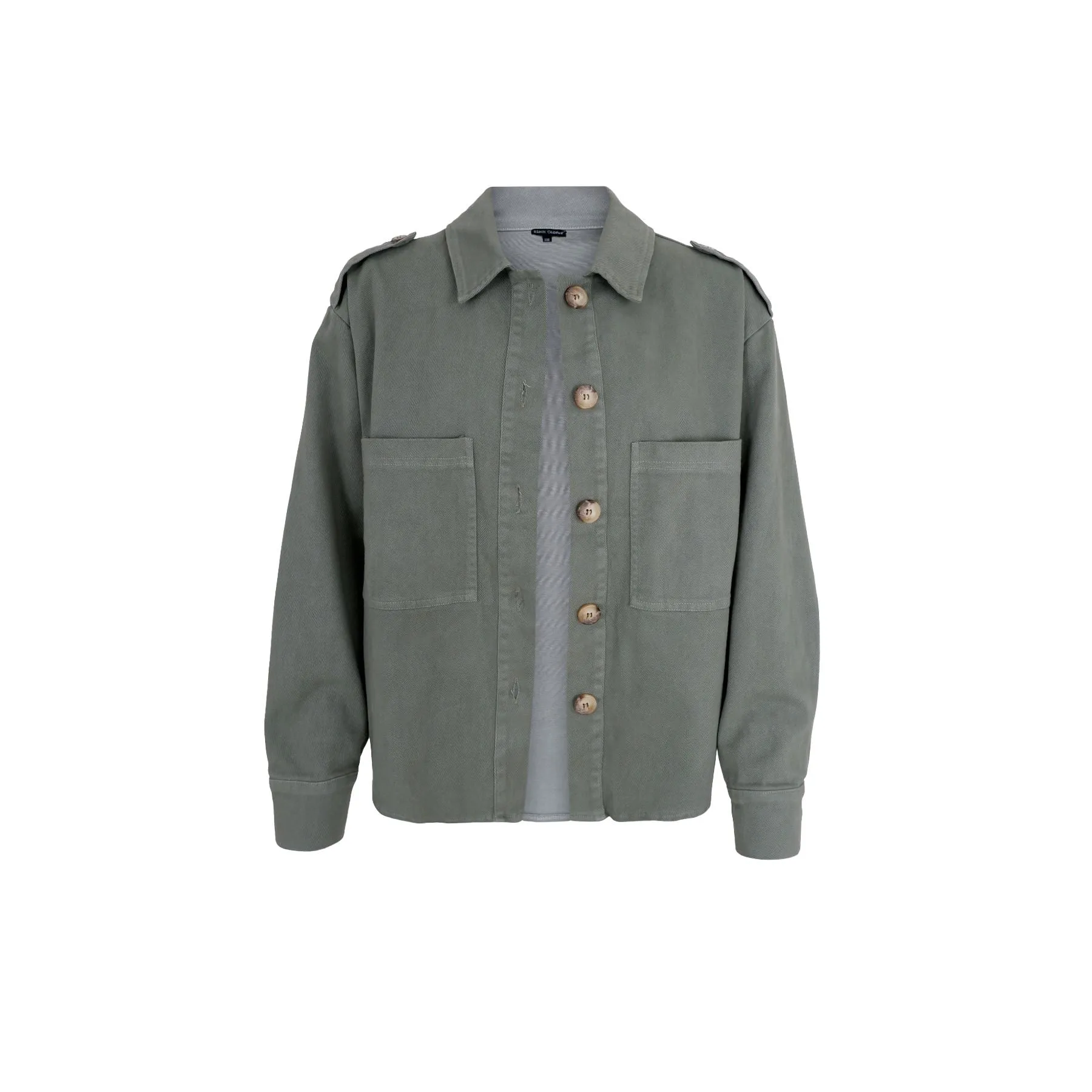 Black Colour - Bcneel Shirt Jacket - Lt. Army