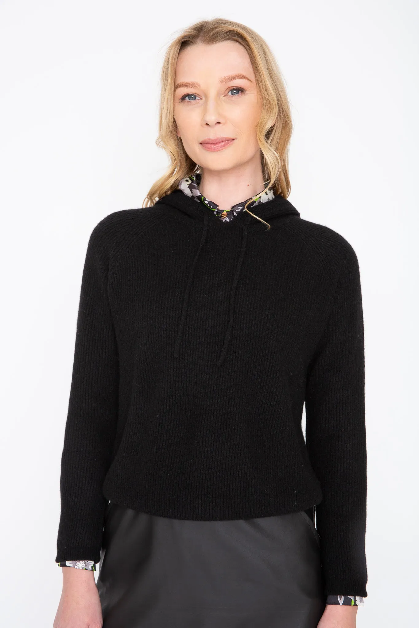 Black Embellished Hoodie