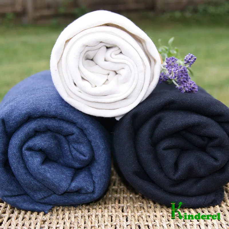 Black Hemp Cotton Fleece Fabric Wholesale - Rolls from $US9.95/yard