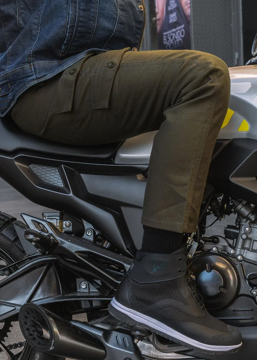 ByCity Mixed  III Men's Motorcycle Cargo Pants  - Green