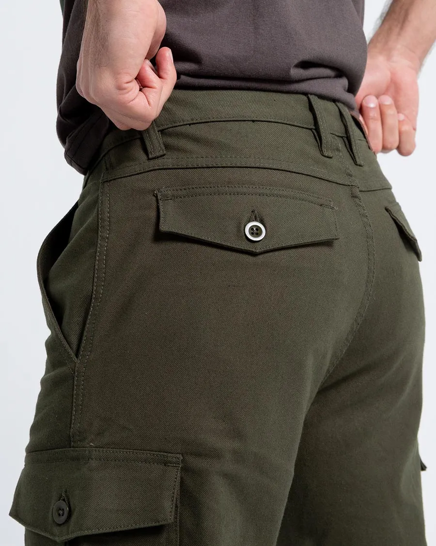 ByCity Mixed  III Men's Motorcycle Cargo Pants  - Green