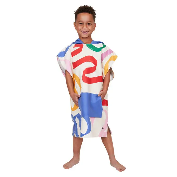 Dock & Bay Kids Poncho - Doodle Mood