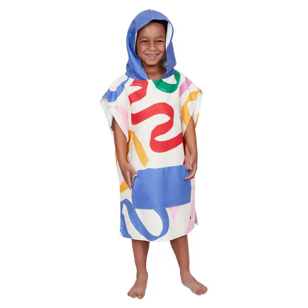 Dock & Bay Kids Poncho - Doodle Mood