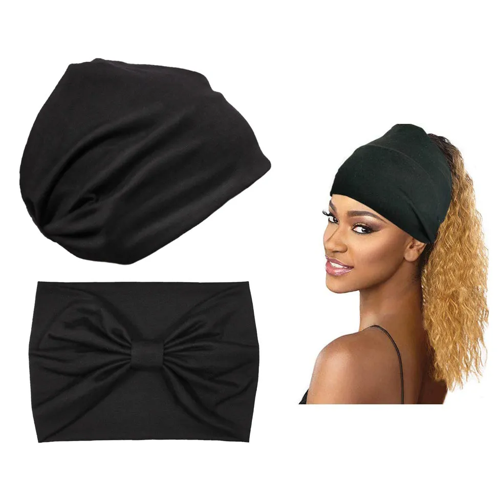 Extra Wide Hair Band Running Head Band Workout Knot Headwrap