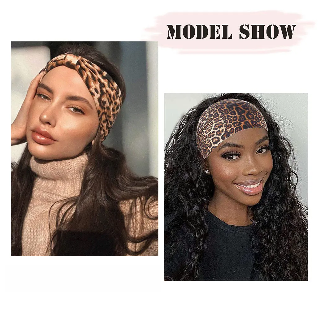 Extra Wide Hair Band Running Head Band Workout Knot Headwrap