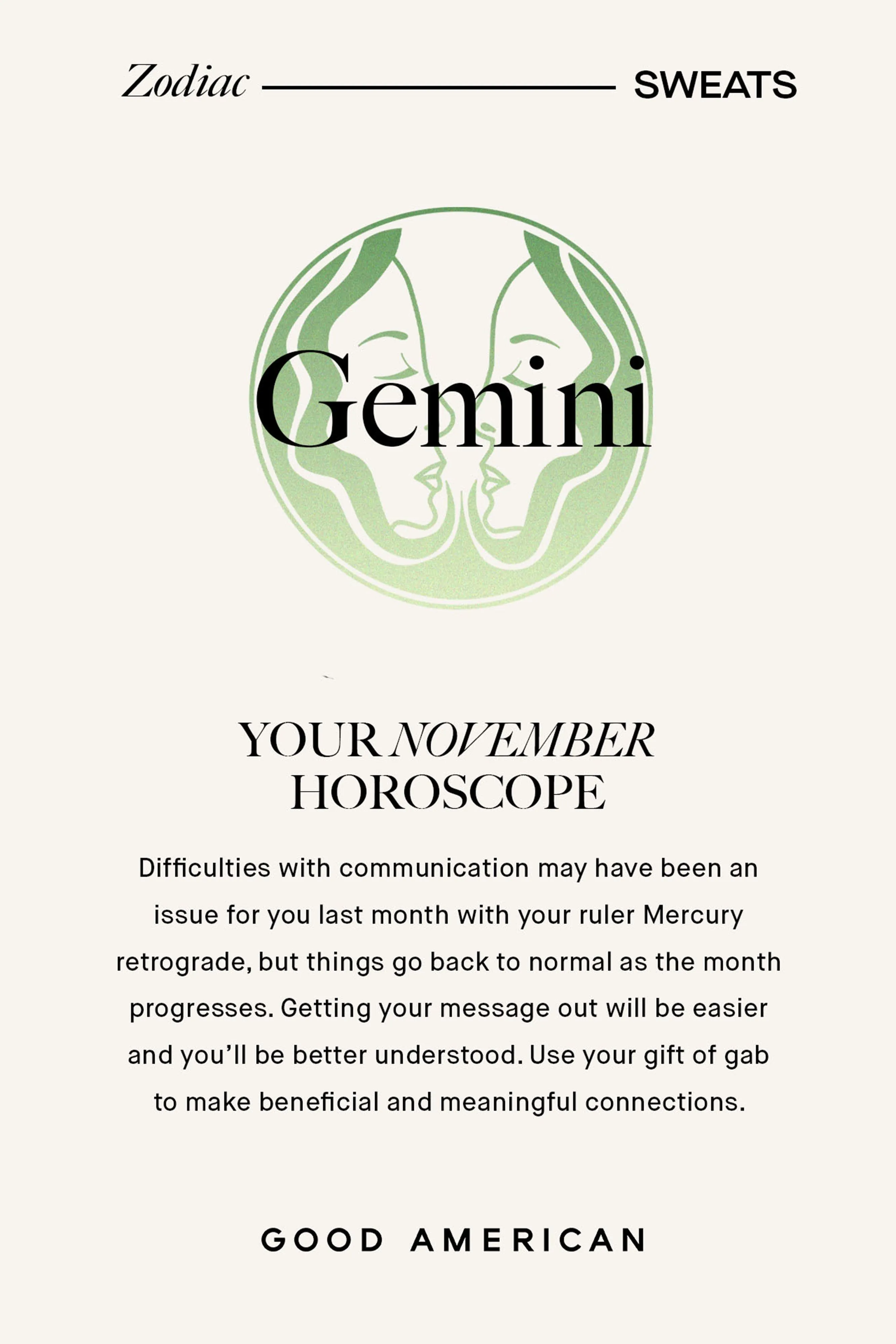 GEMINI BOYFRIEND SWEATPANT | GEMINI