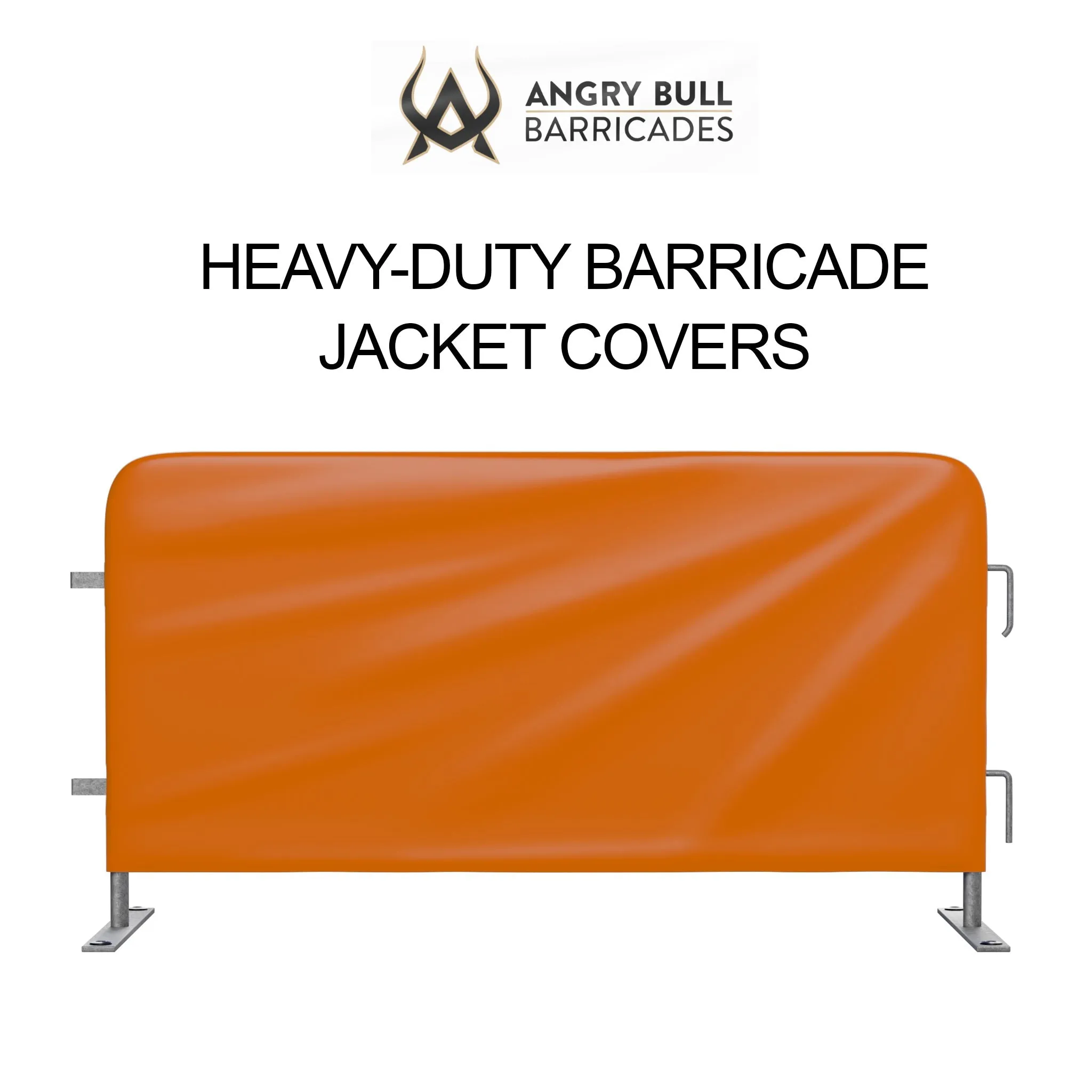 Heavy Duty Barricade Jacket Covers - Angry Bull Barricades
