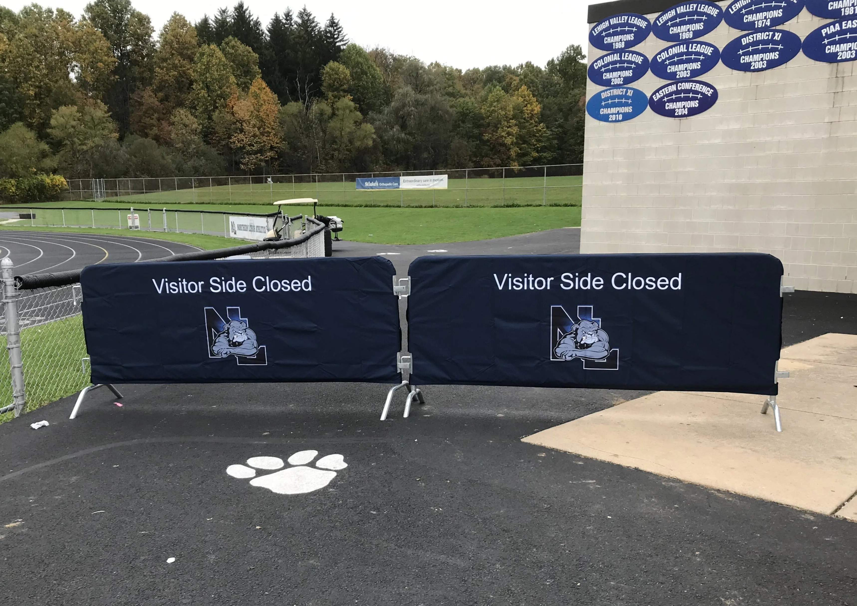 Heavy Duty Barricade Jacket Covers - Angry Bull Barricades