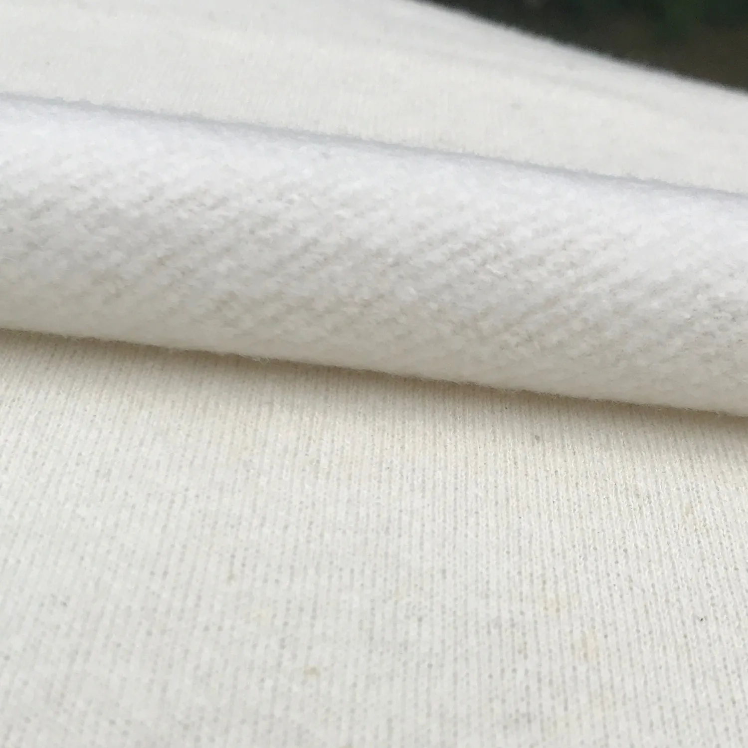 Hemp Cotton Fleece Knit Fabric by the Yard