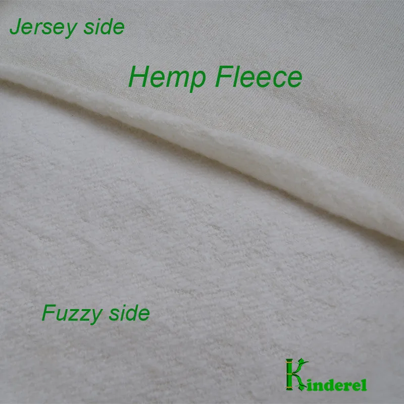 Hemp Cotton Fleece Knit Fabric by the Yard