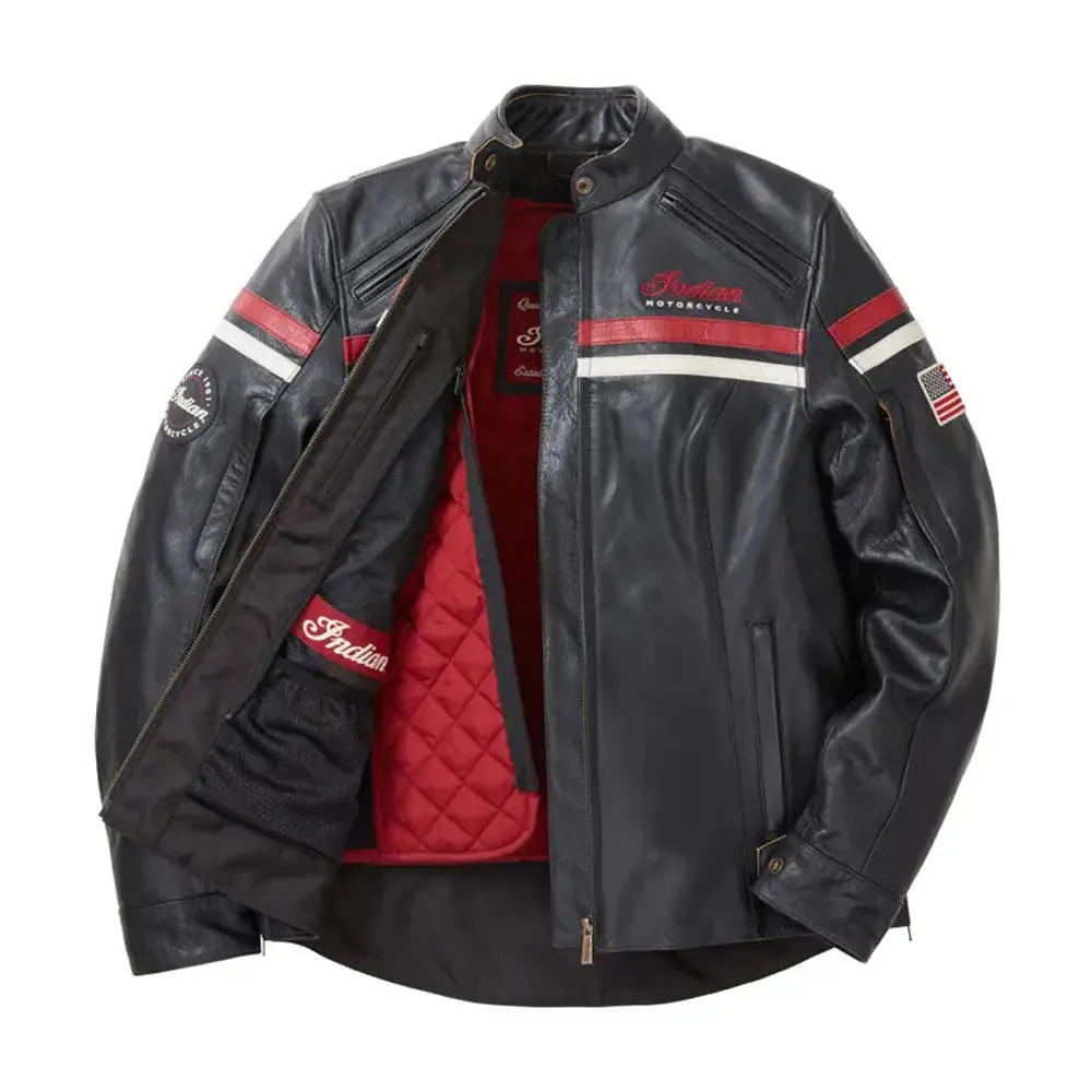 Indian Motorcycle  Womens Freeway Jacket 2 Warm Soft Comfortable Durable Black