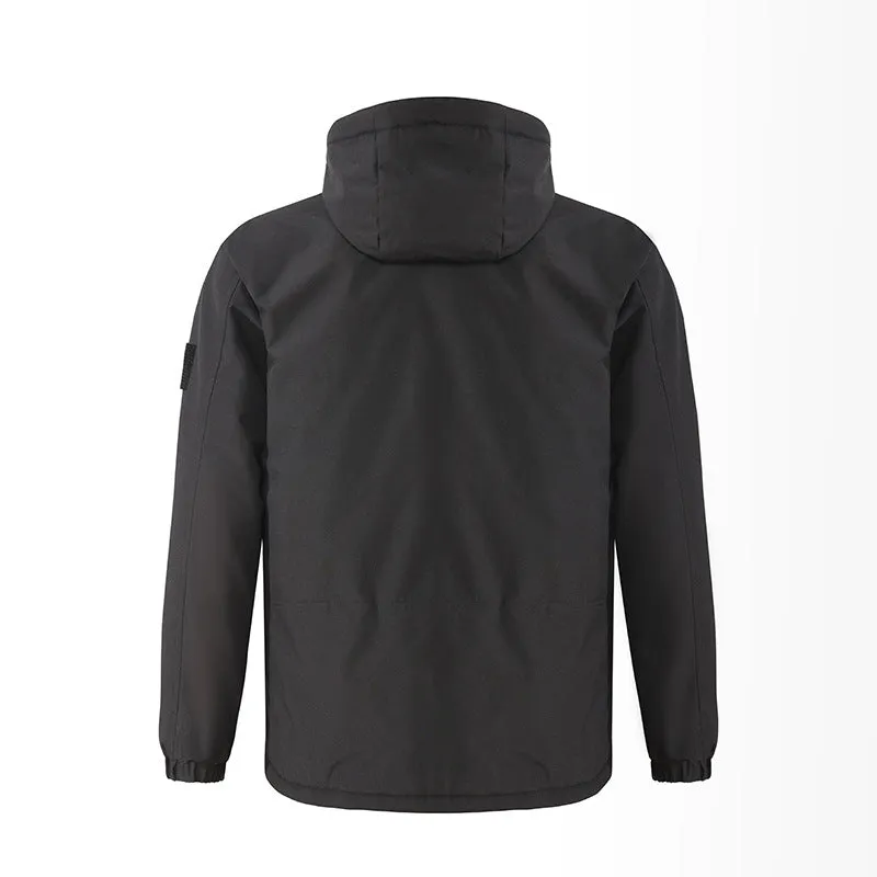Intelligent heating jacket for men and women, waterproof heating jacket, winter cold proof jacket, warm jacket, electric heating jacket
