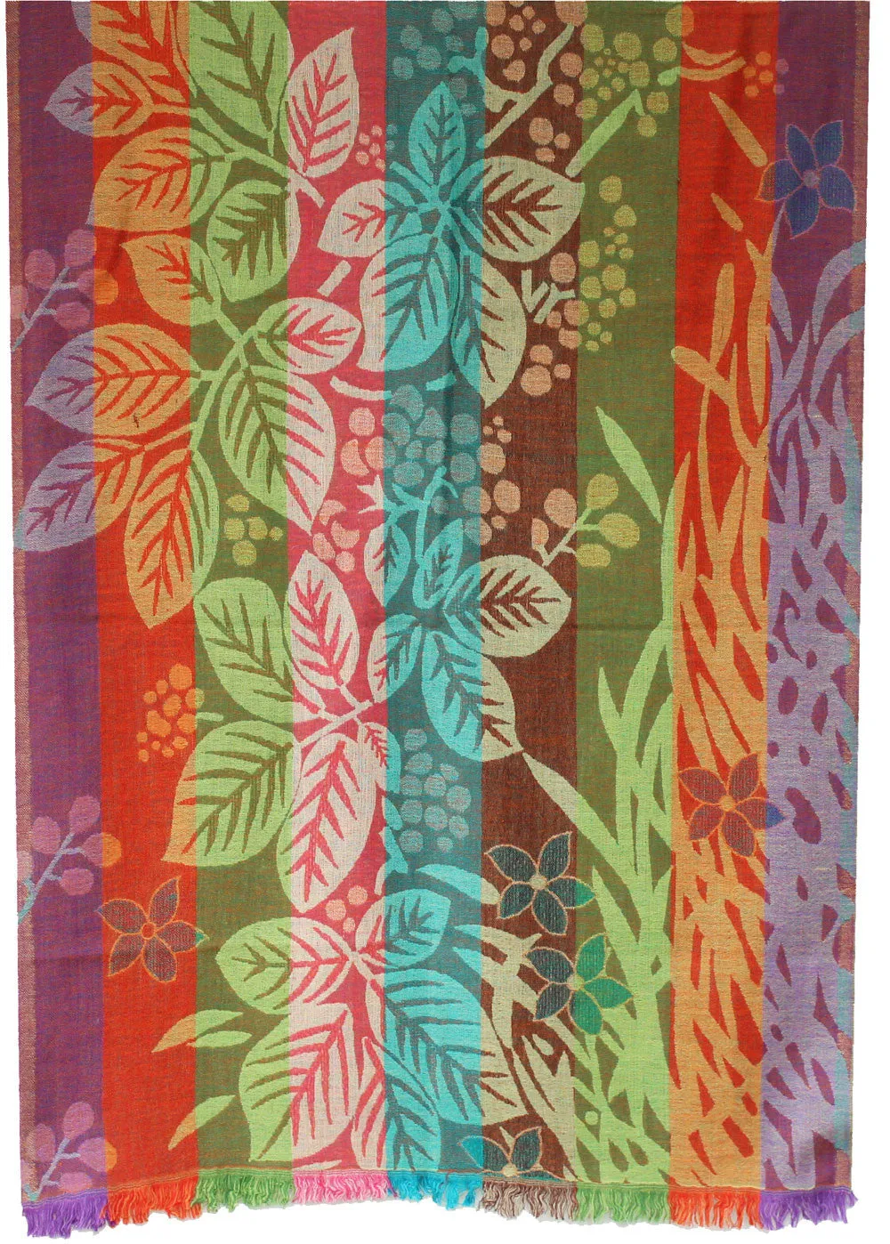 Jamawar Scarf Wool Shawl  Womens Wrap India Clothing (76 x 26 inches)