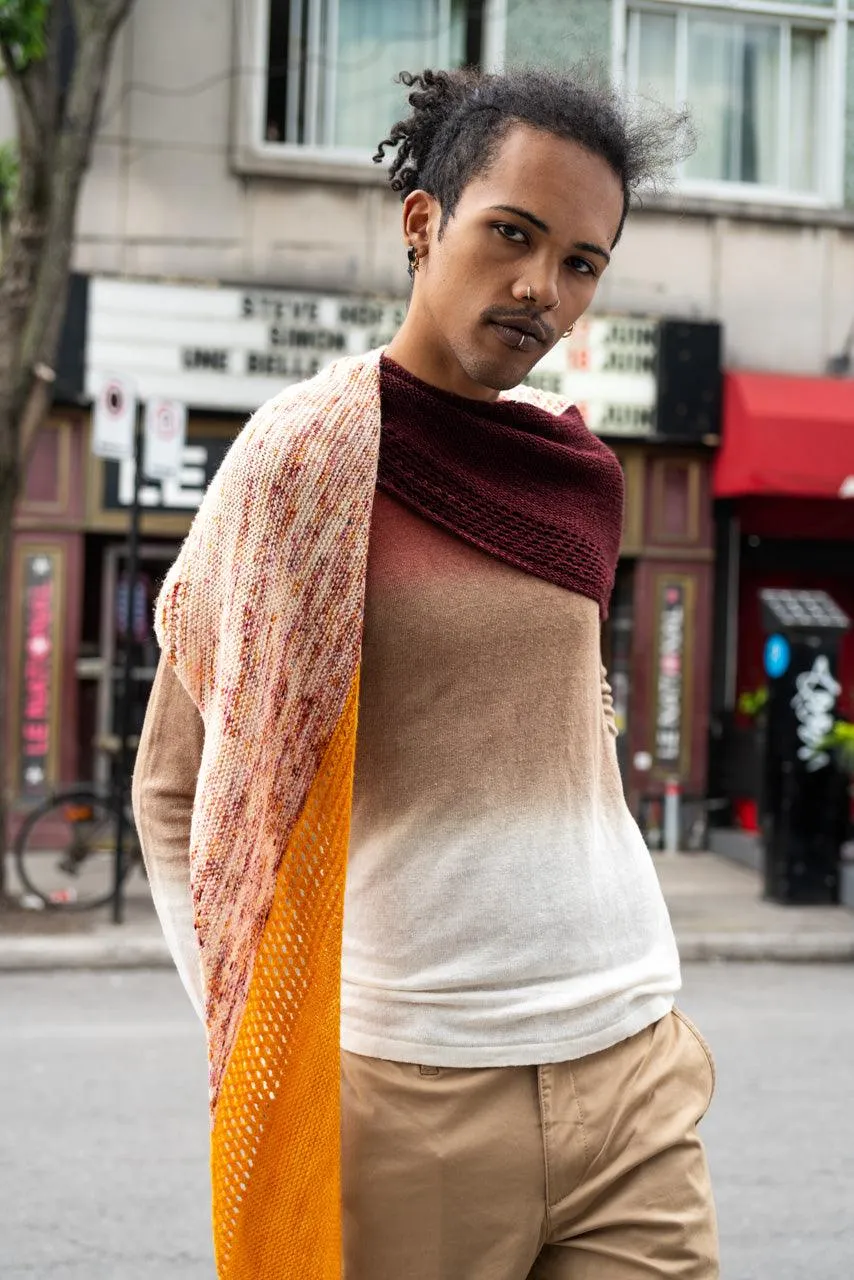 MAGIC SPRING SHAWL knitting kit by Katerina Bobkova