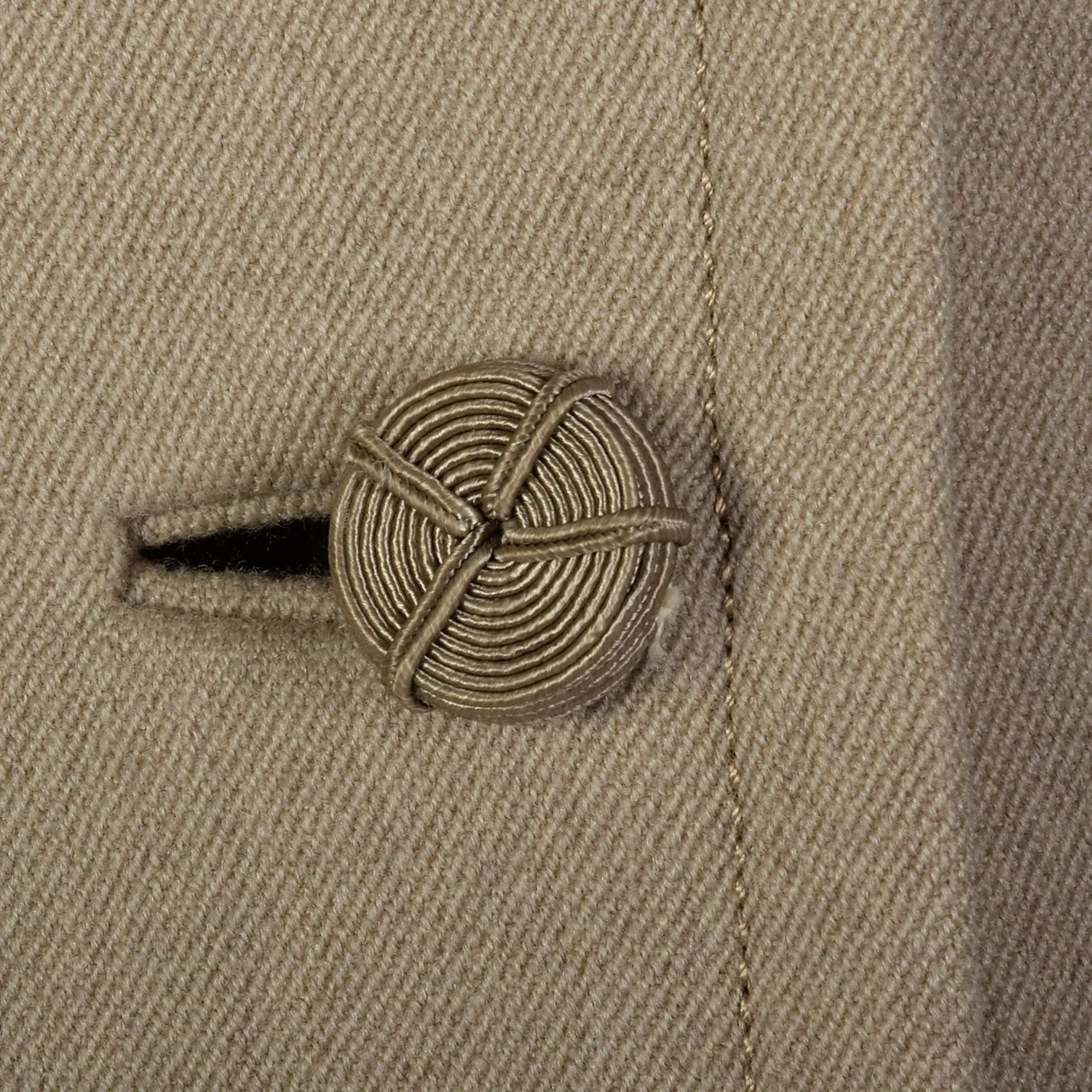 Medium 1960s Tan Three Piece Wool Skirt Suit