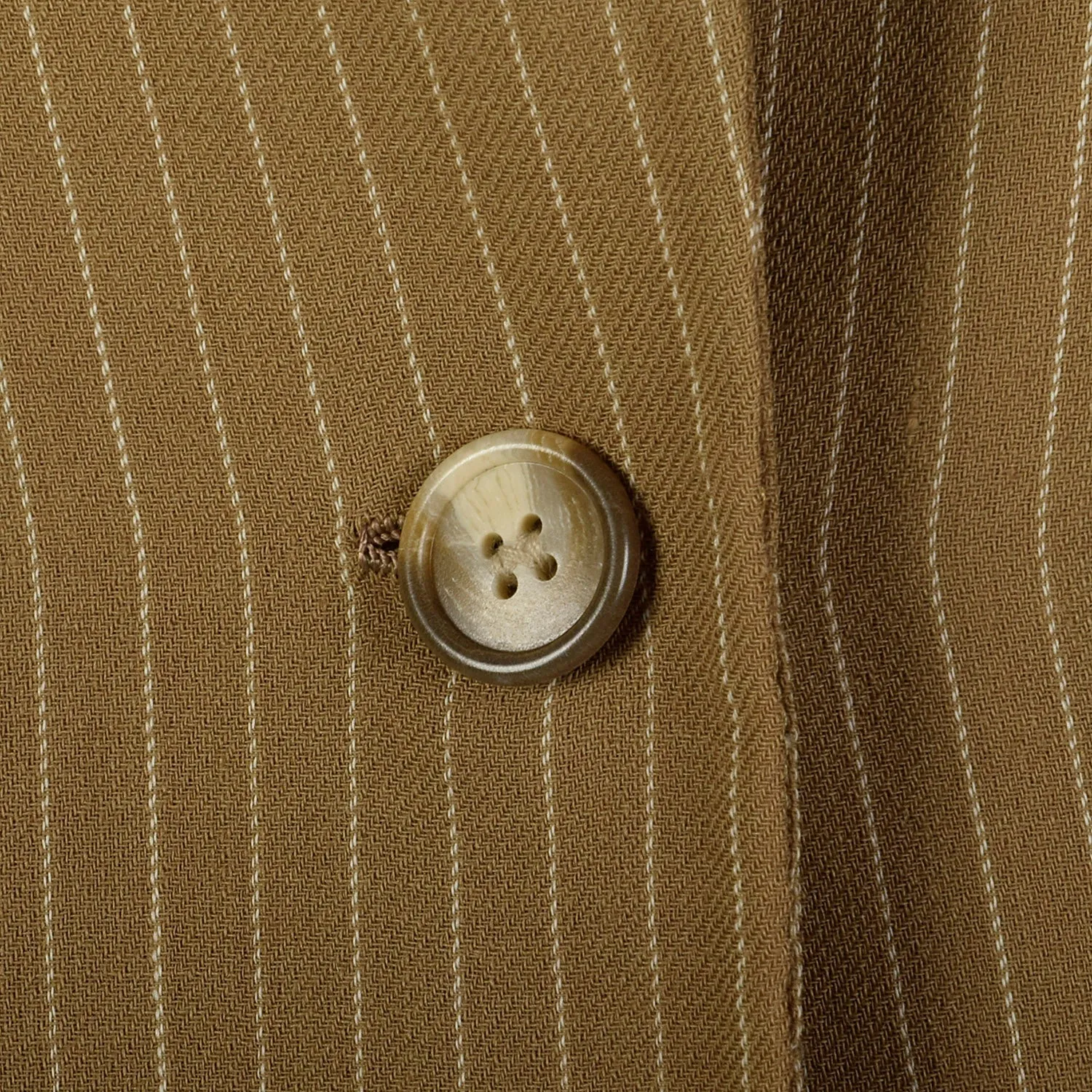 Medium 1980s Bill Blass Tan Striped Skirt Suit