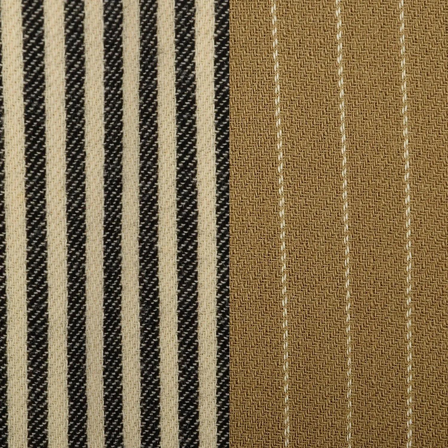 Medium 1980s Bill Blass Tan Striped Skirt Suit