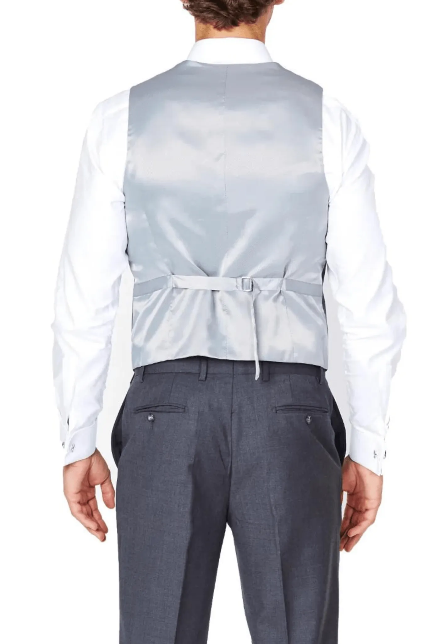 Medium Grey Luxurious Italian Wool Collection Vest