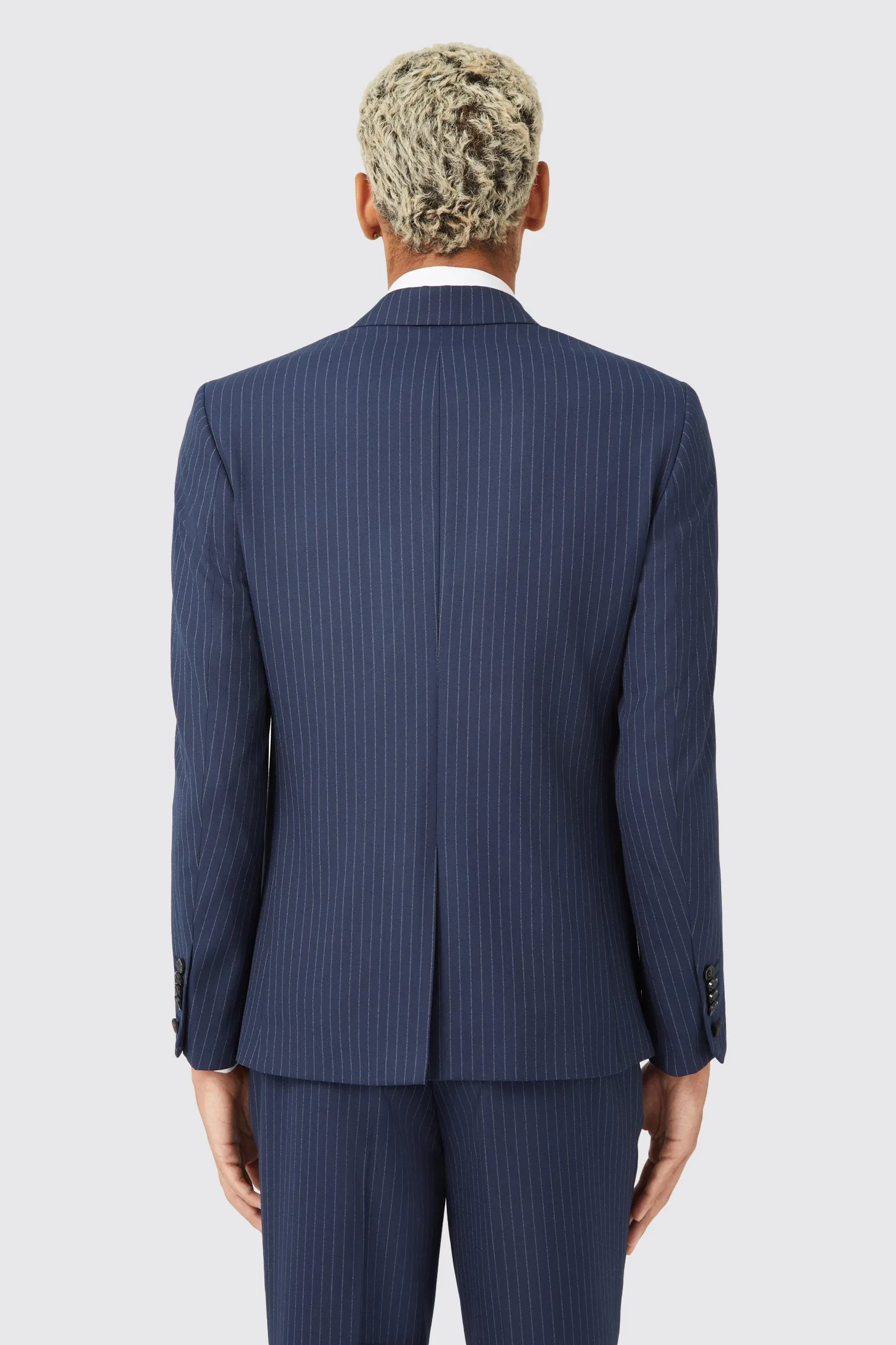 Milltown Slim Fit Double Breasted Navy Jacket TT x AM - ARCHIVE