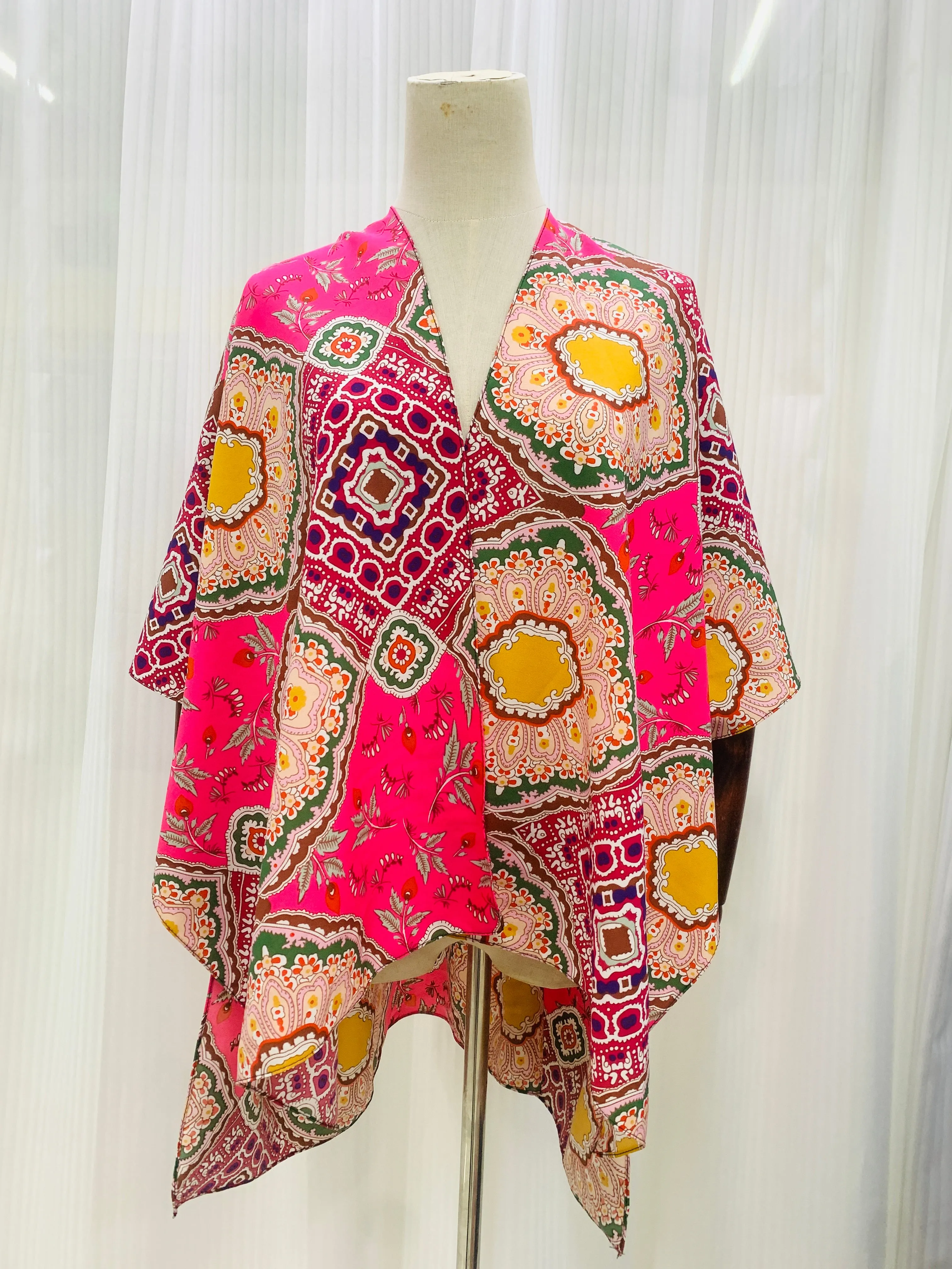 MTC01 printed chiffon shawl