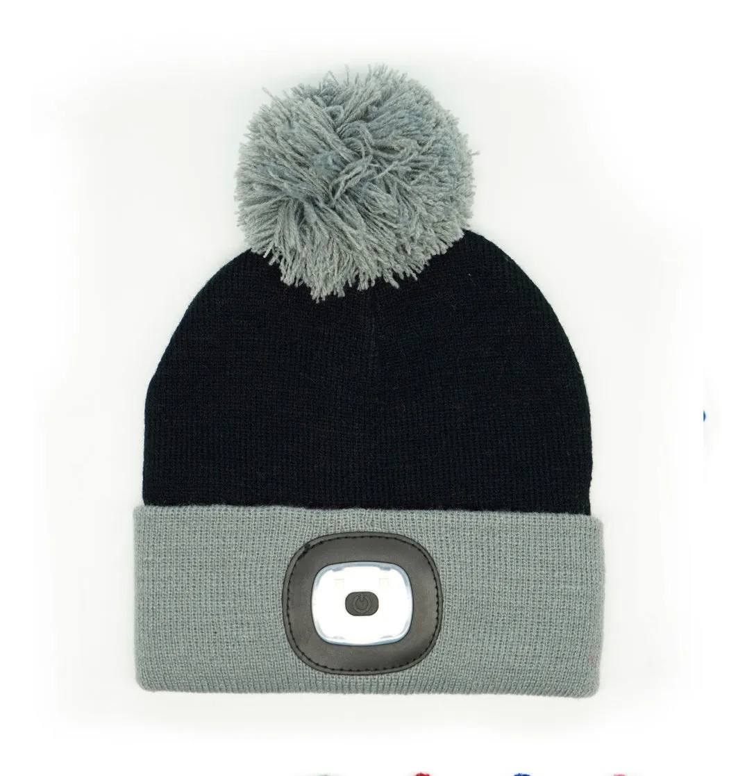 Night Scope Night Owl Kid's Rechargeable LED Pom Hat