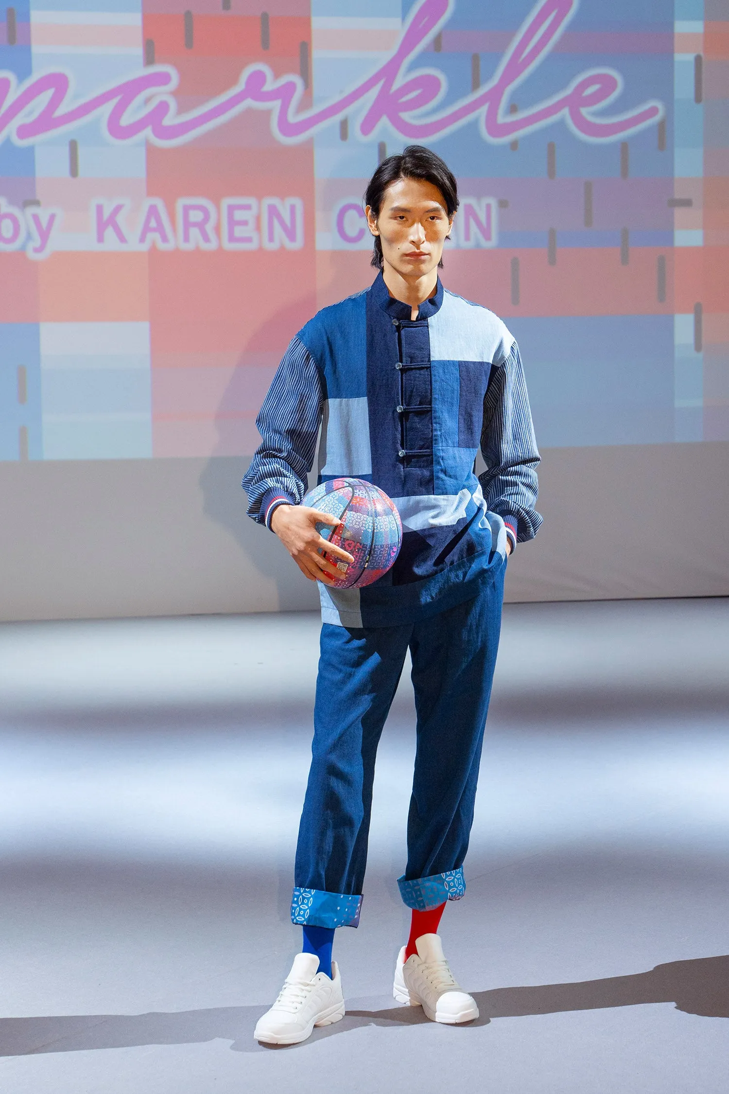 【PROSPERITY COINS】Eco-Denim Tapered Trousers