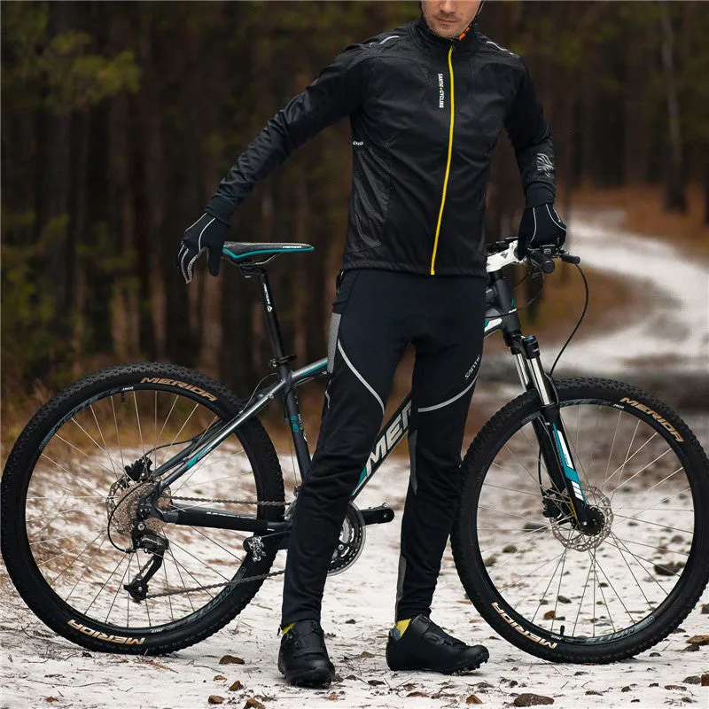 Santic Rocky Green Men Cycling Jacket Long Sleeve
