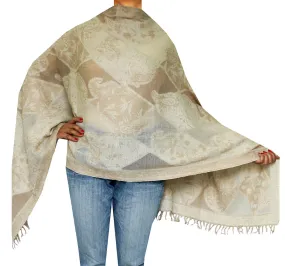 Shawls Wraps Wool Womens Indian Clothes (76 x 26 inches)