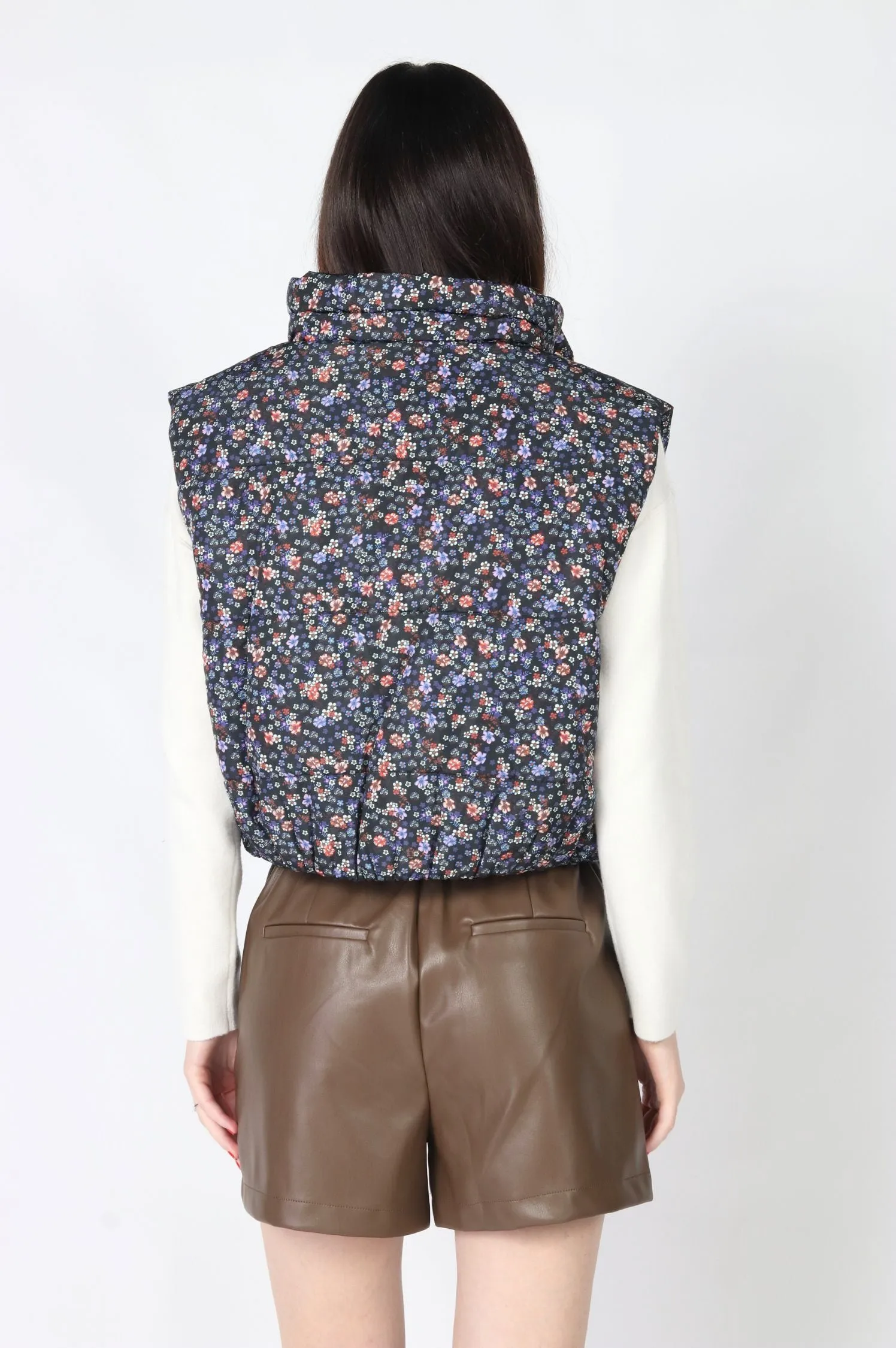 Styx Printed Puffer Gilet