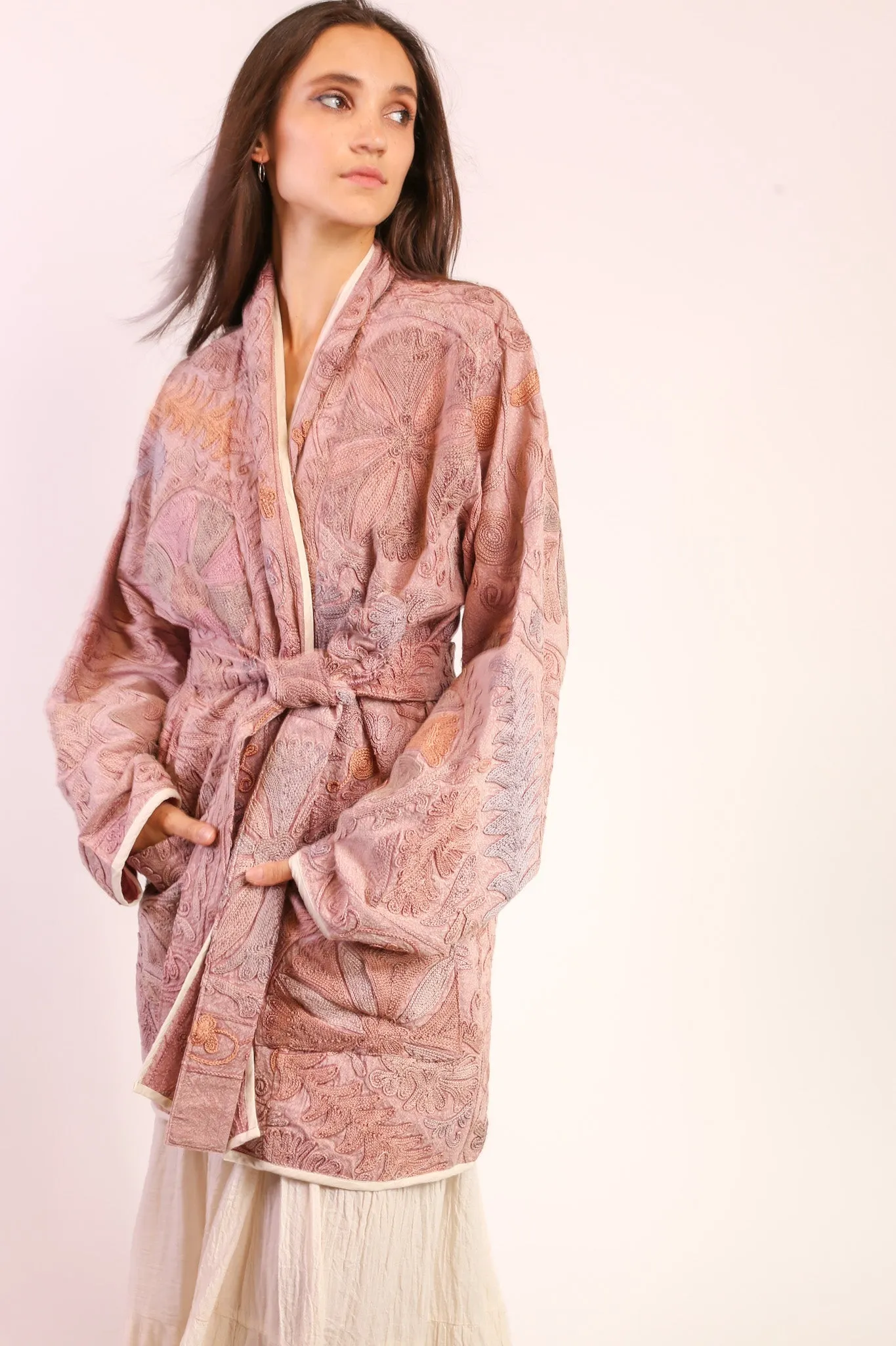SUZANI EMBROIDERED JACKET COAT AYMA