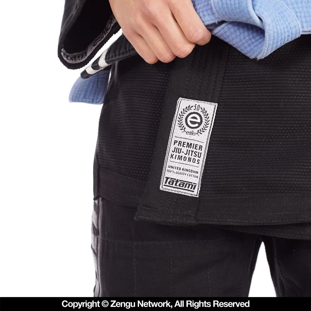 Tatami Estilo 5.0 Black-on-Black Women's BJJ Gi