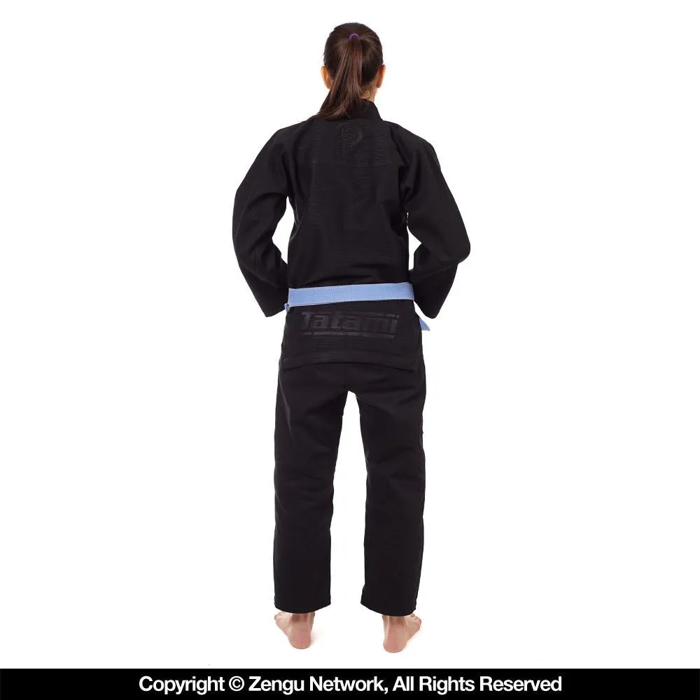 Tatami Estilo 5.0 Black-on-Black Women's BJJ Gi