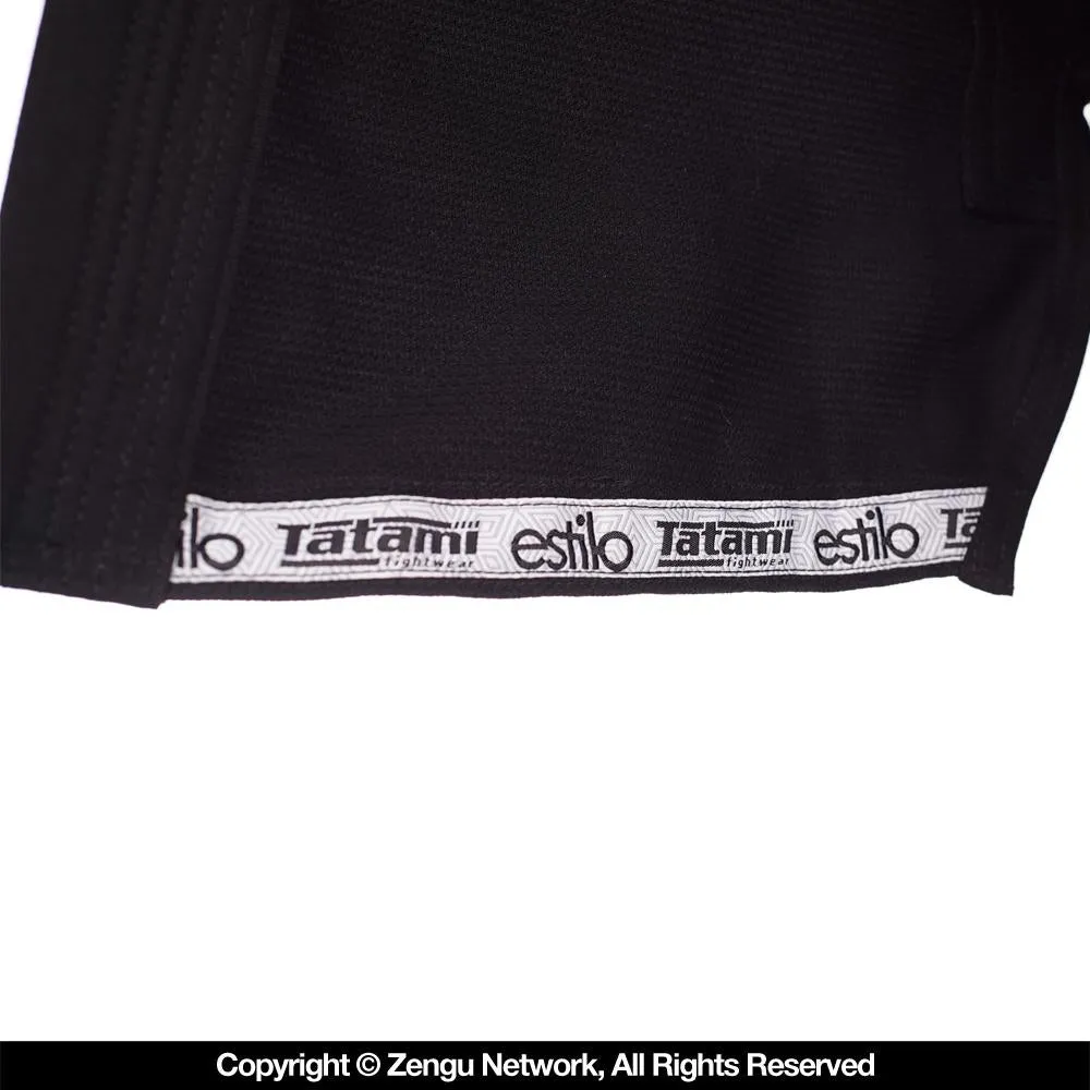 Tatami Estilo 5.0 Black-on-Black Women's BJJ Gi