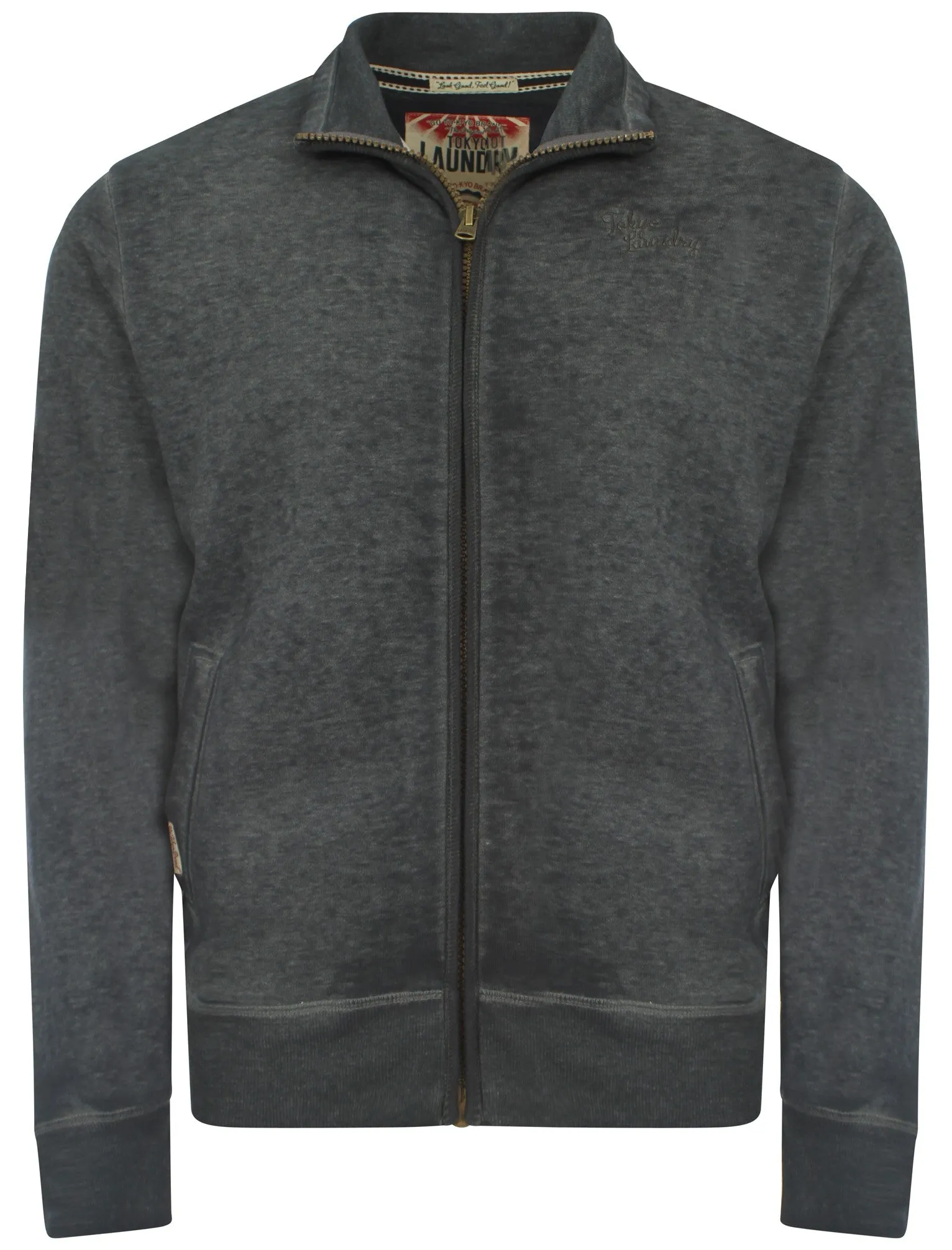 Tokyo Laundry Blackjack Peak grey hoodie