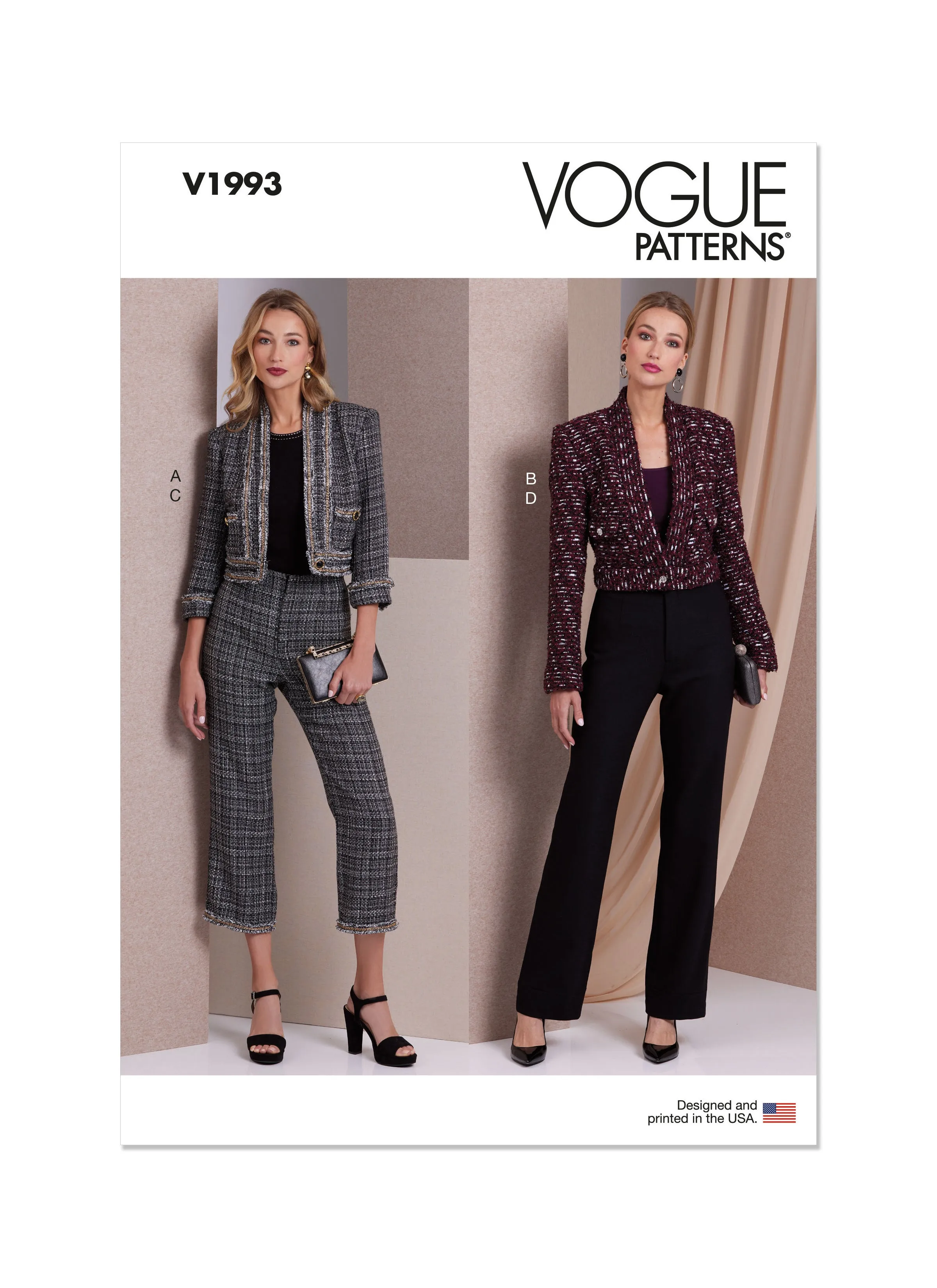 Voguepattern V1993 Misses' Jacket and Pants