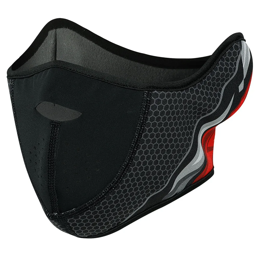 Winter Thermal Balaclava Fleece Half Face Mask Neck Warmer Ear Cover