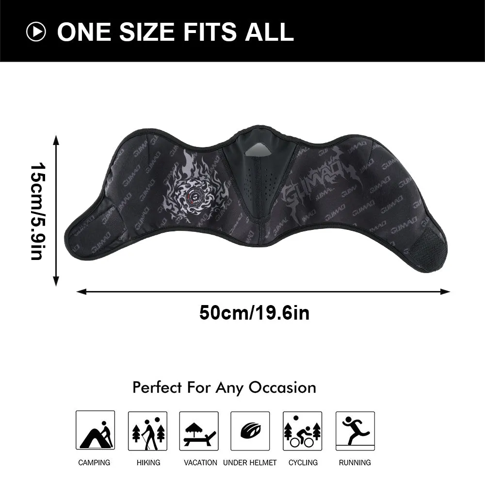 Winter Thermal Balaclava Fleece Half Face Mask Neck Warmer Ear Cover